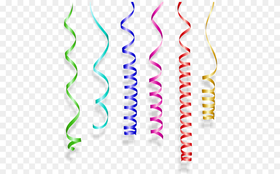 Streamers Transparent Background Streamers, Coil, Spiral, Paper, Confetti Png Image