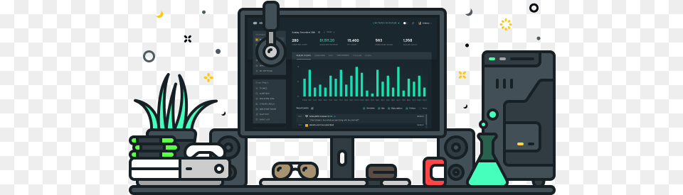 Streamlabs 1 Streamer Tools Spotlight Your Viewers Electronics, Computer Hardware, Hardware, Monitor, Screen Free Png Download