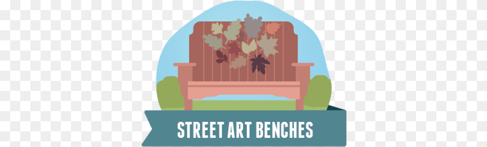 Street Art Benches Relax Stay Awhile Bench, Couch, Furniture Free Transparent Png