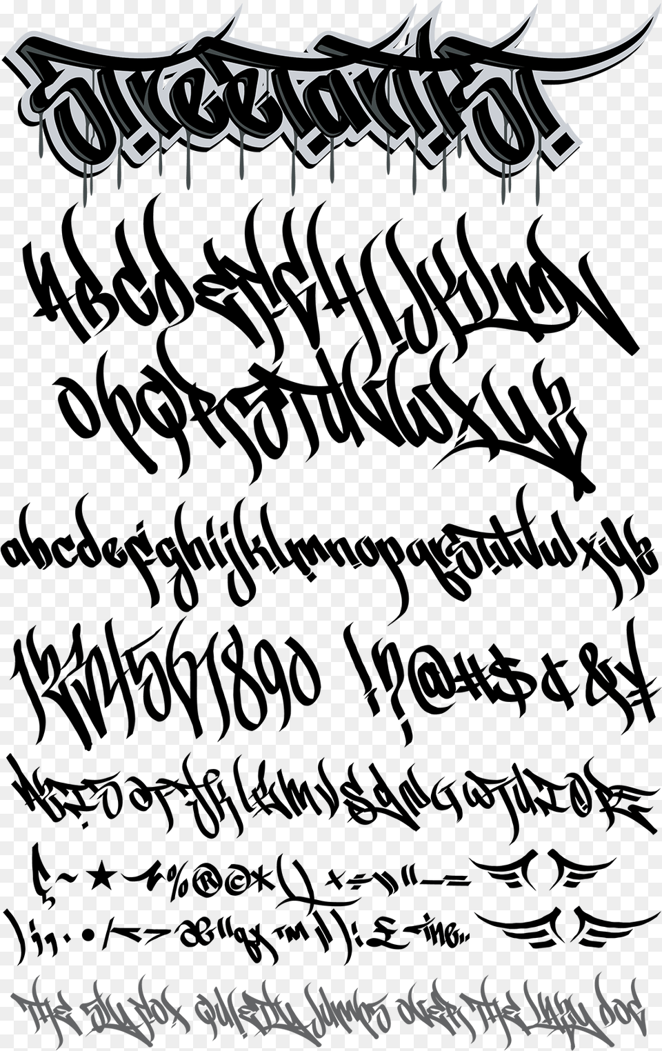 Street Art Graffiti Font, Calligraphy, Handwriting, Text Png