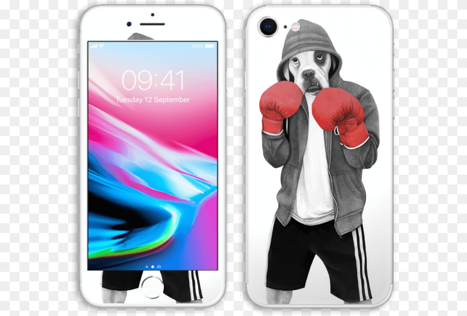 Street Boxer Iphone 8 Plus Argent, Electronics, Phone, Mobile Phone, Clothing Png