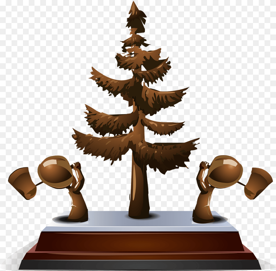 Street Creator Wood Trophy Clipart, Plant, Tree, Fir Png Image