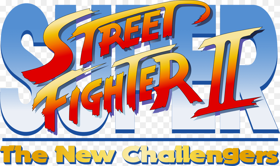 Street Fighter 2 The New Challengers Marquee, Logo, Text, Dynamite, Weapon Free Transparent Png