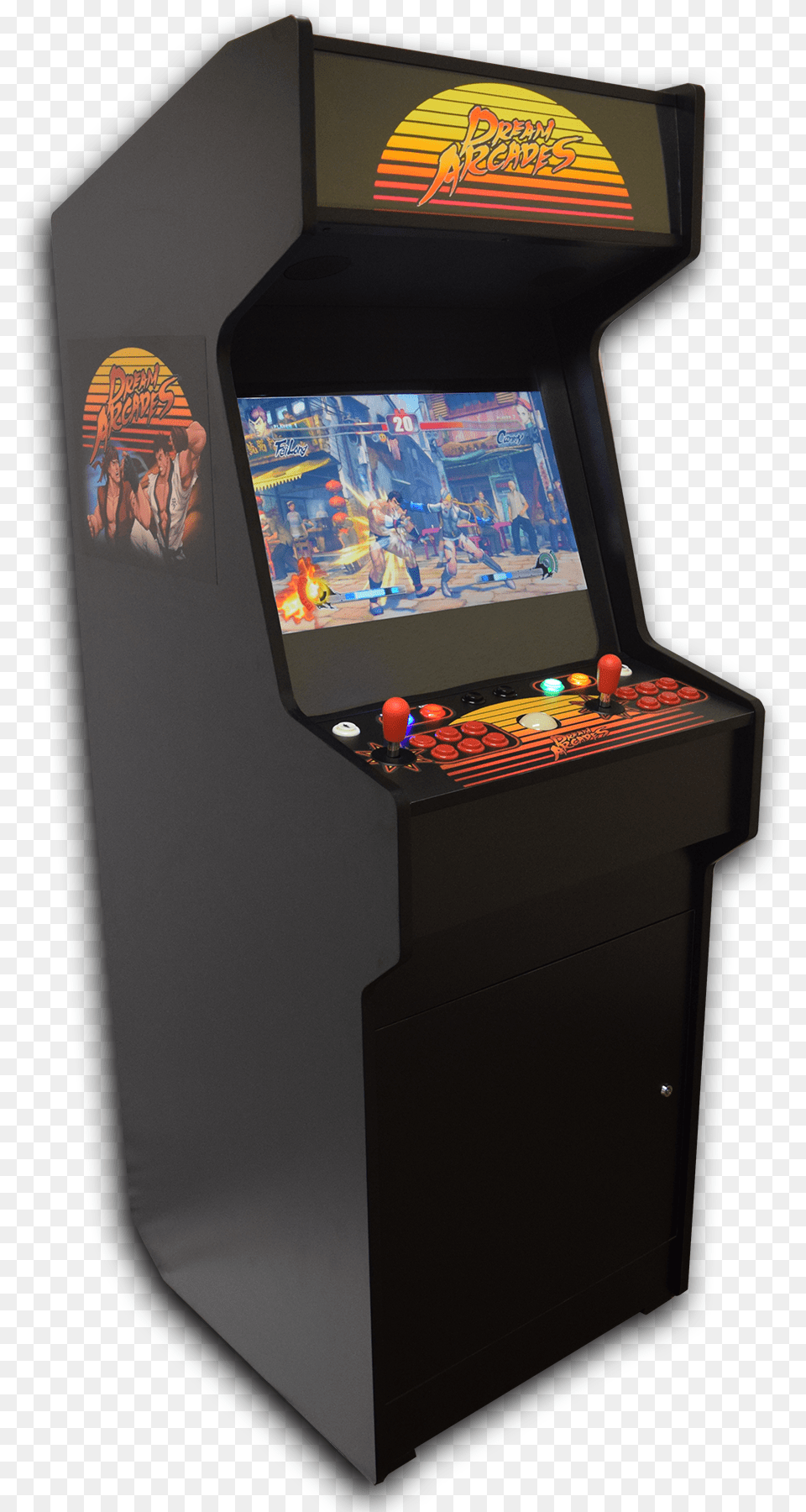 Street Fighter, Arcade Game Machine, Game, Person, Screen Free Transparent Png