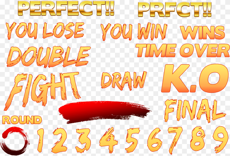 Street Fighter 5 Health Bar You Lose Street Fighter, Text, Number, Symbol, Face Free Png