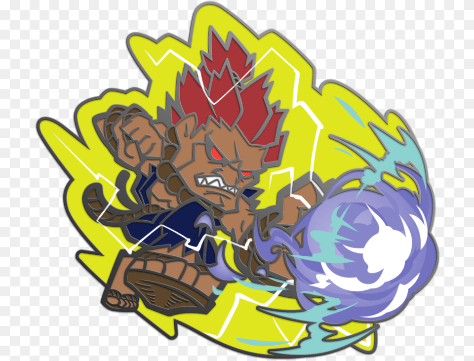 Street Fighter Akuma Shot Pin Fictional Character, Book, Comics, Publication, Art Png Image