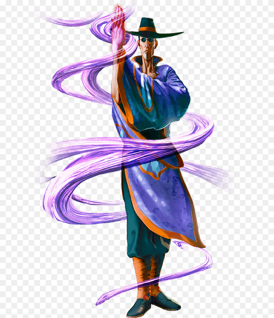 Street Fighter Characters Fang, Adult, Female, Person, Purple Free Transparent Png