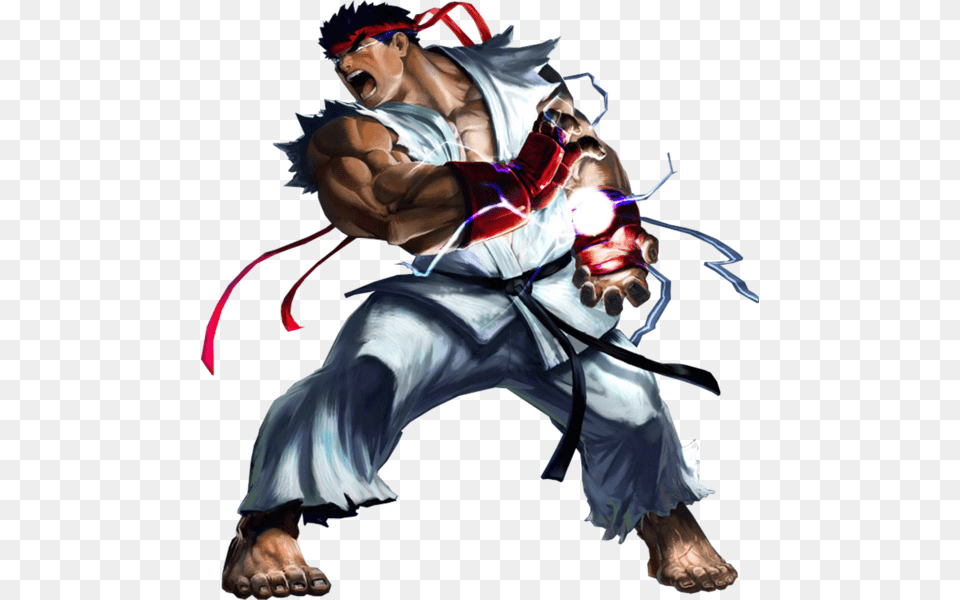 Street Fighter Clipart Ryu, Adult, Male, Man, Person Png