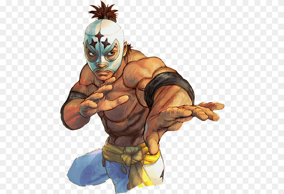 Street Fighter Clipart Street Fighter El Street Fighter Rey Mysterio, Body Part, Finger, Hand, Person Free Png