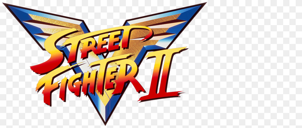 Street Fighter Ii Logo Street Fighter 2, Emblem, Symbol, Aircraft, Airplane Png Image