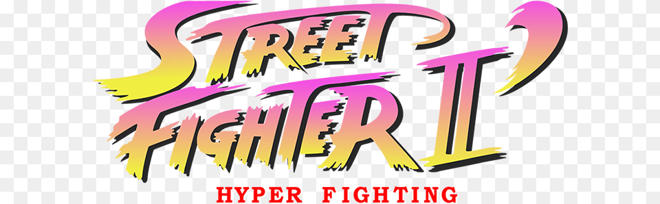 Street Fighter Ii Street Fighter 2 Hyper Fighting Logo, Art, Graphics Png Image