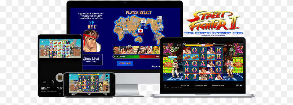 Street Fighter Ii The World Warrior, Electronics, Person, Computer, Mobile Phone Free Transparent Png