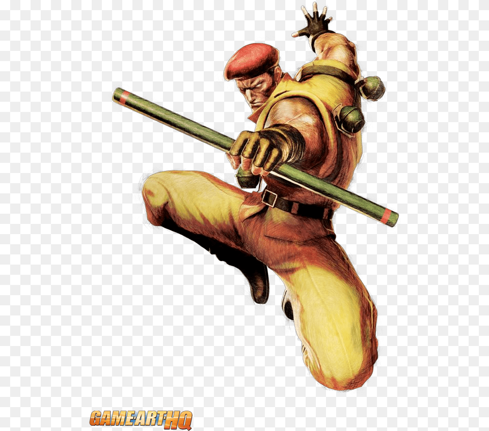 Street Fighter Iv Rolento, Person, Gun, Weapon, Samurai Png
