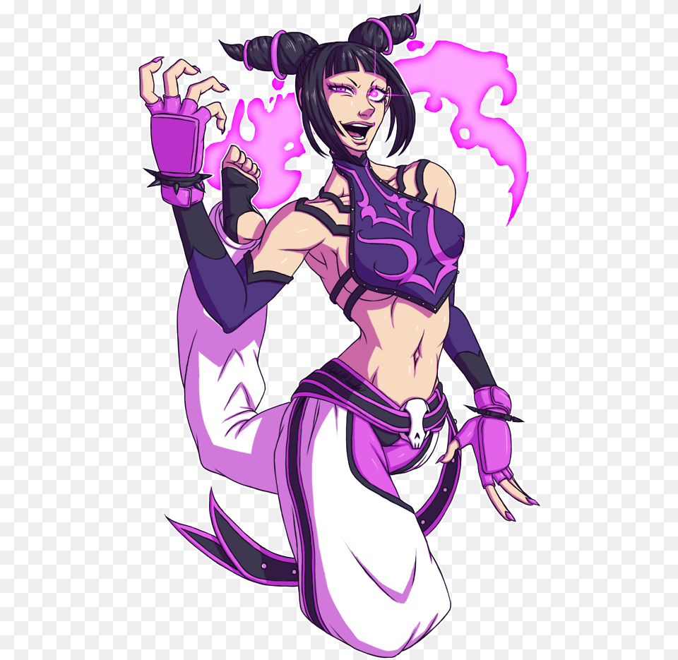 Street Fighter Juri 8bit, Book, Comics, Purple, Publication Free Transparent Png