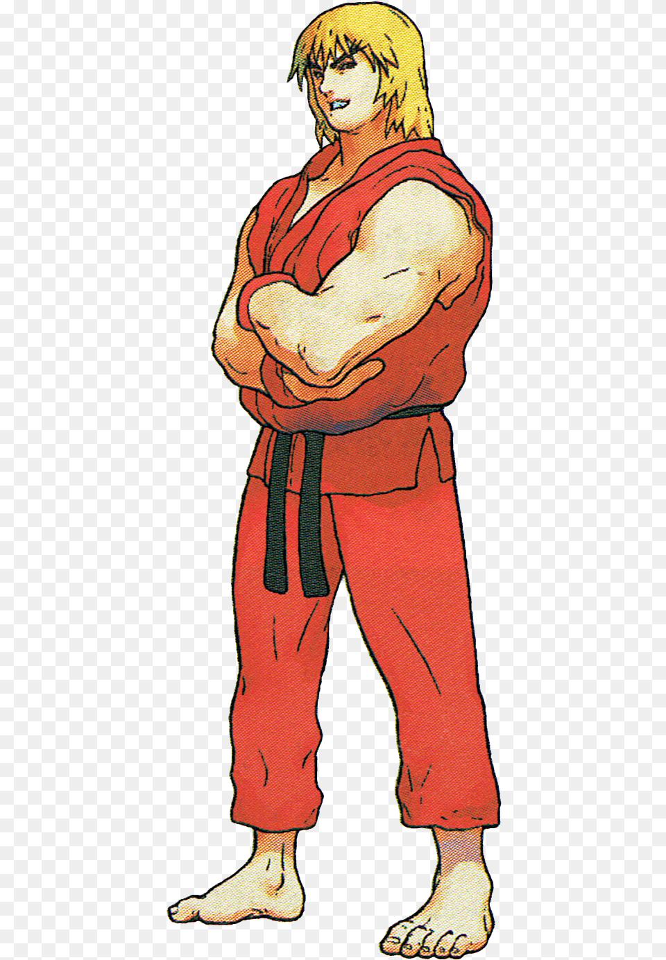 Street Fighter Ken, Adult, Male, Man, Person Free Png