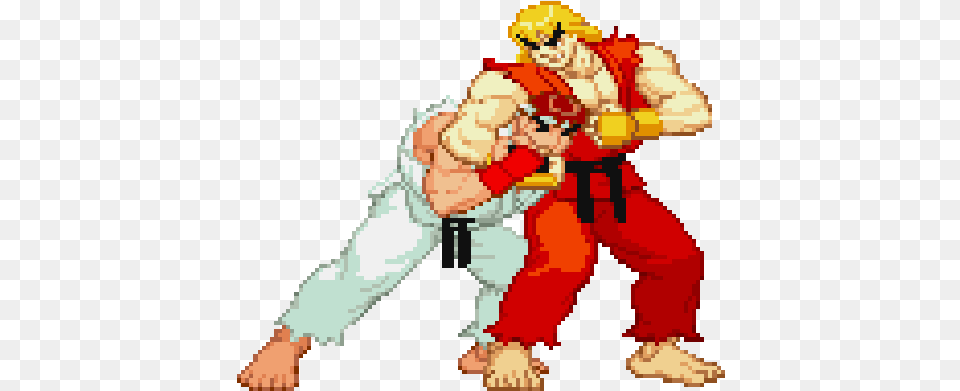 Street Fighter Ken Masters Street Fighter Animated Gif, Baby, Person Free Png Download