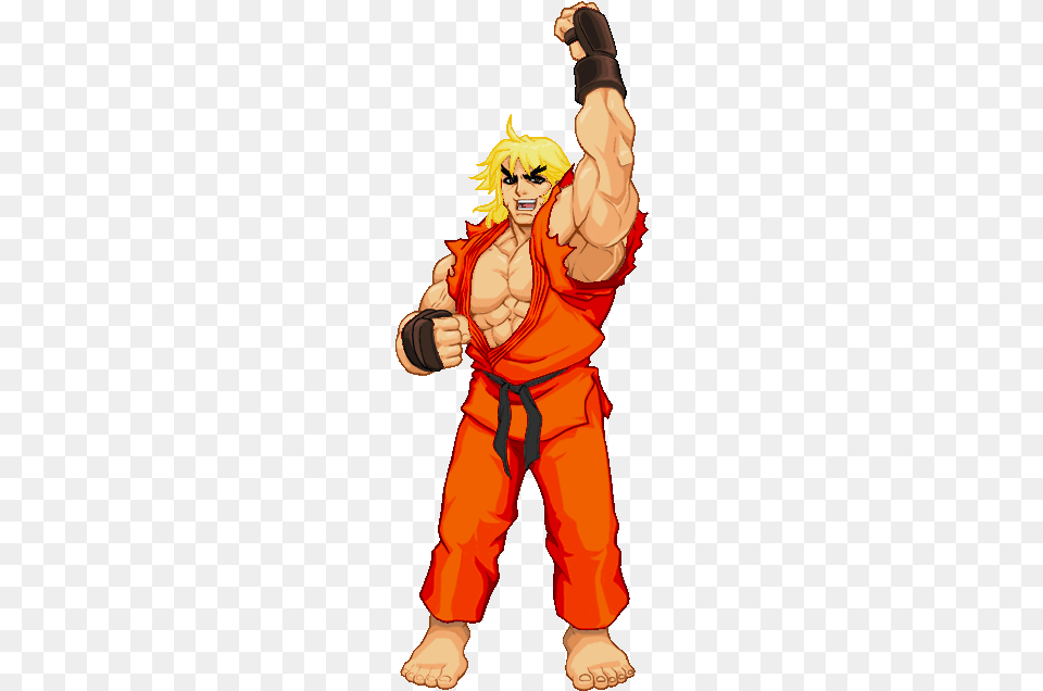 Street Fighter Ken Win Pose, Baby, Person, Clothing, Costume Free Transparent Png