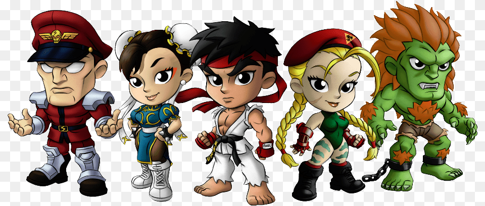 Street Fighter Lil Knockouts, Baby, Book, Comics, Person Free Png Download