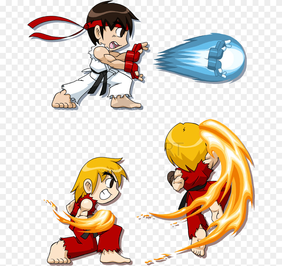 Street Fighter Ryu Ampamp Ken Y Ryu Street Fighter, Publication, Book, Comics, Adult Free Png Download