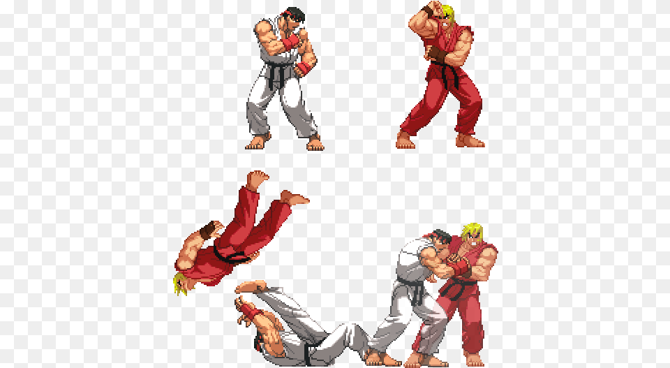 Street Fighter Ryu Ken, Baby, Person, Martial Arts, Sport Free Png Download