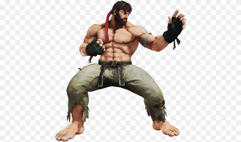 Street Fighter Ryu Render, Adult, Body Part, Finger, Hand Png