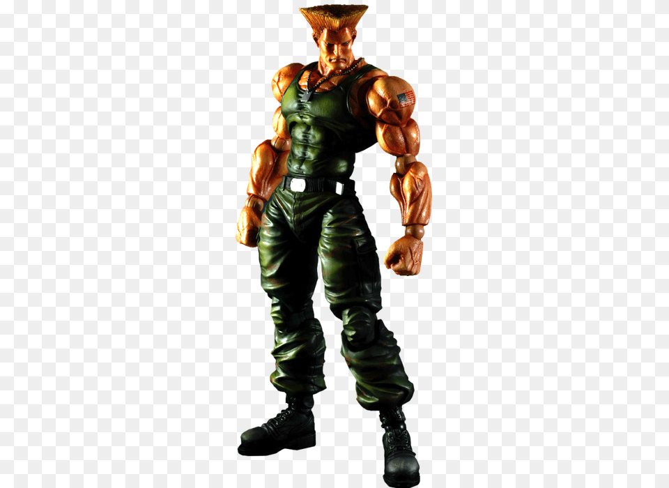 Street Fighter Square Enix Street Fighter Play Arts Kai Guile, Boy, Child, Male, Person Png Image