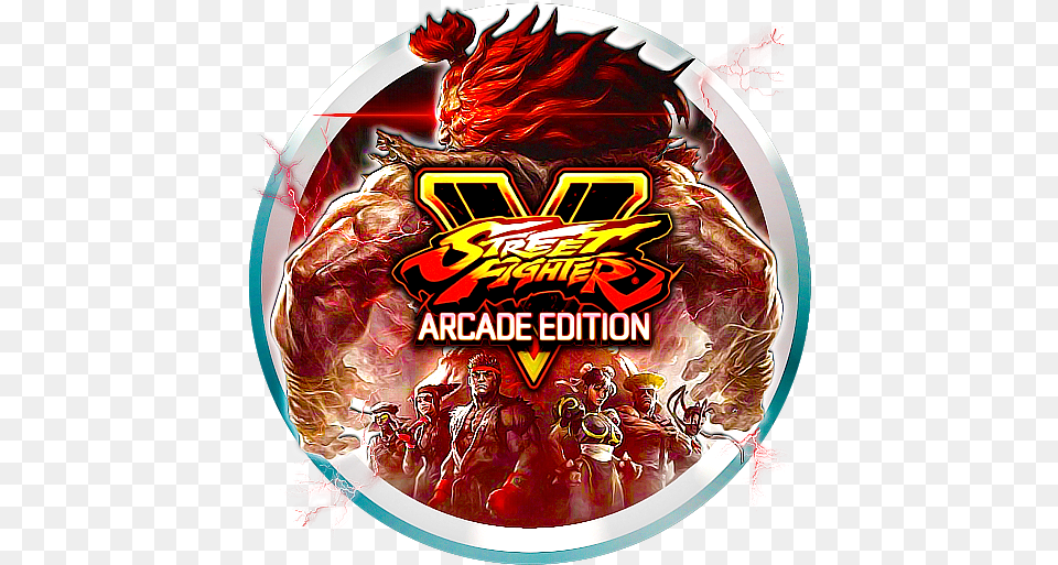 Street Fighter V Arcade Edition Logo Ps4 Street Fighter Games, Adult, Male, Man, Person Png Image