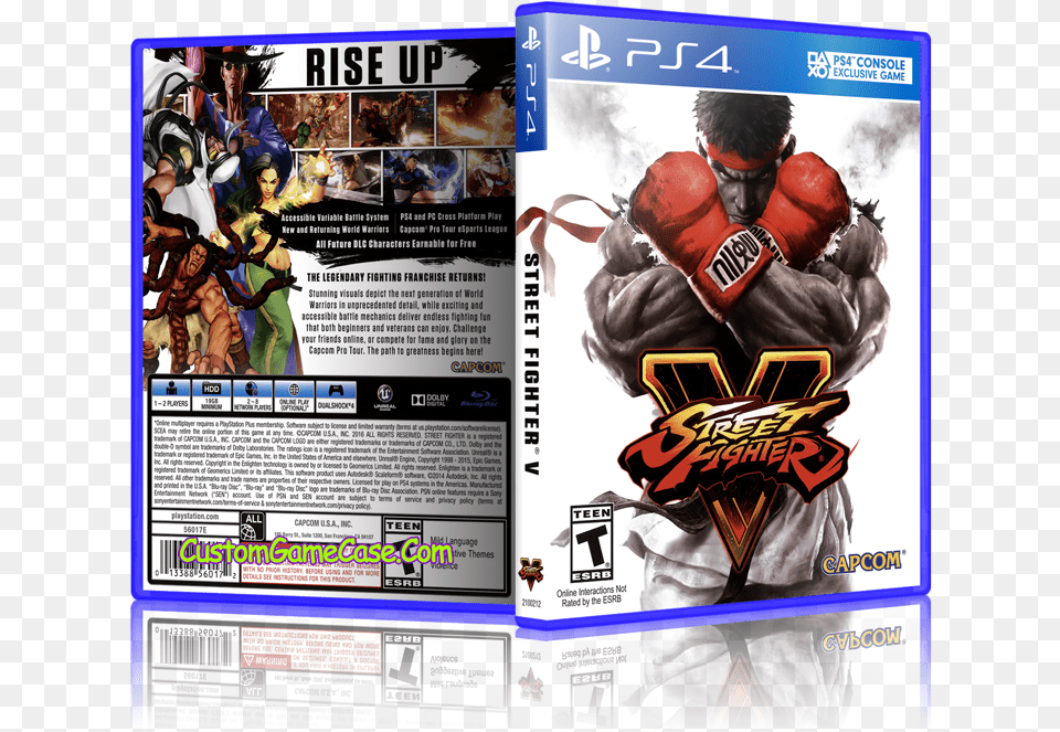 Street Fighter V Box Street Fighter V Cover, Adult, Person, Man, Male Png