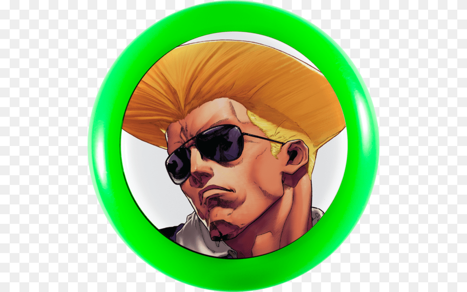 Street Fighter V X Sanwa Denshi Character Pushbutton Illustration, Accessories, Photography, Sunglasses, Hat Free Png