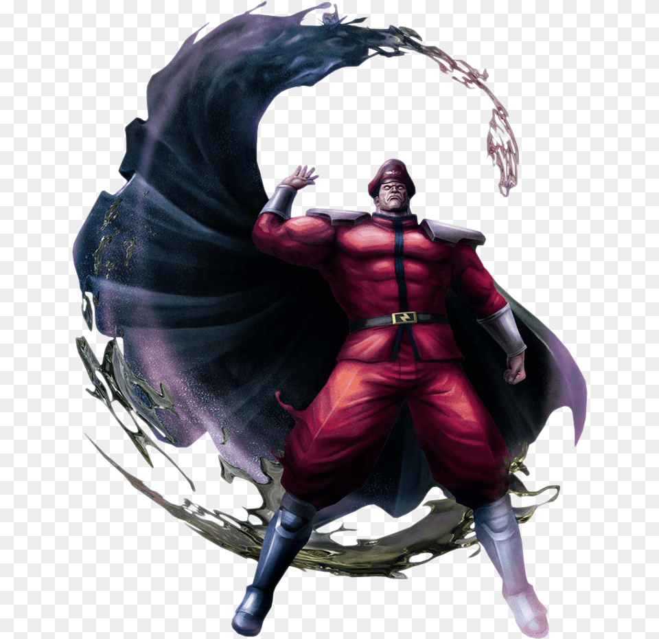 Street Fighter X Tekken M Bison Art Render By American Street Fighter X Tekken M, Adult, Male, Man, Person Png Image