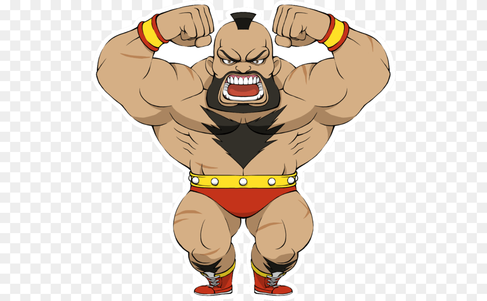 Street Fighter Zangief, Adult, Male, Man, Person Free Transparent Png