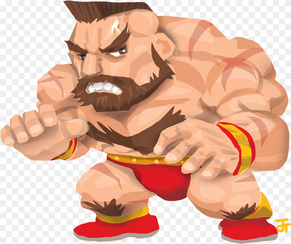 Street Fighter Zangief Illustration, Baby, Person, Face, Head Free Png Download