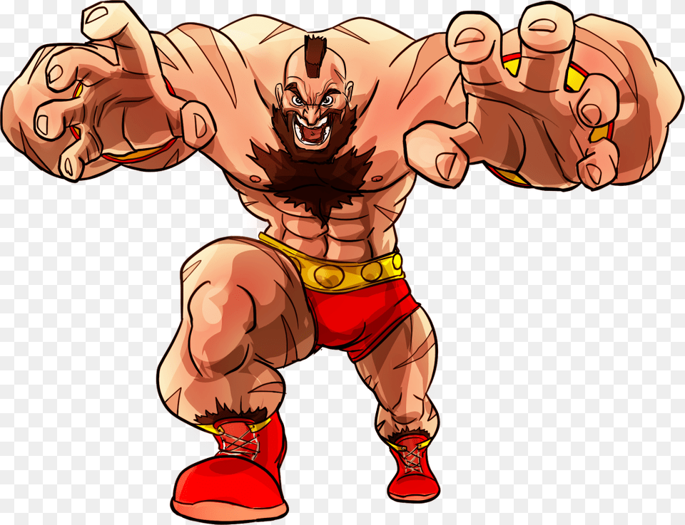 Street Fighter Zangief Transparent Street Fighter Zangief, Baby, Person, Face, Head Free Png Download