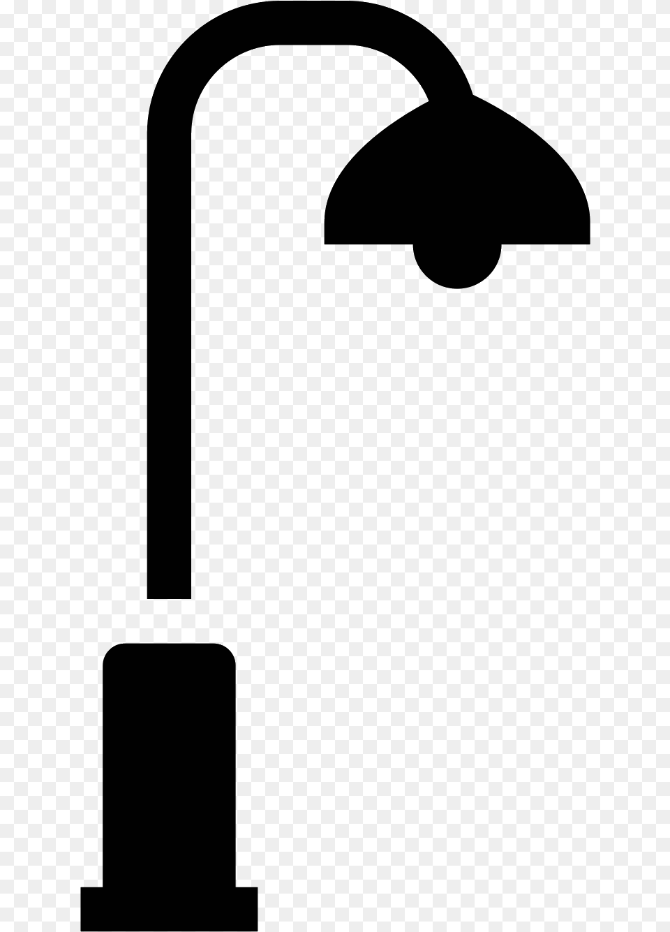 Street Lamp Filled Icon Street Light Icon, Gray Free Png Download