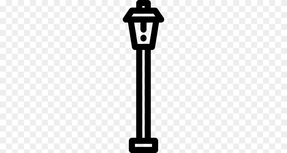 Street Light Icon, Gray Png Image