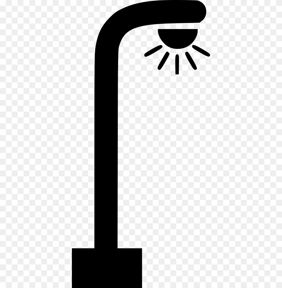 Street Light Icon Water, Stencil Free Png Download