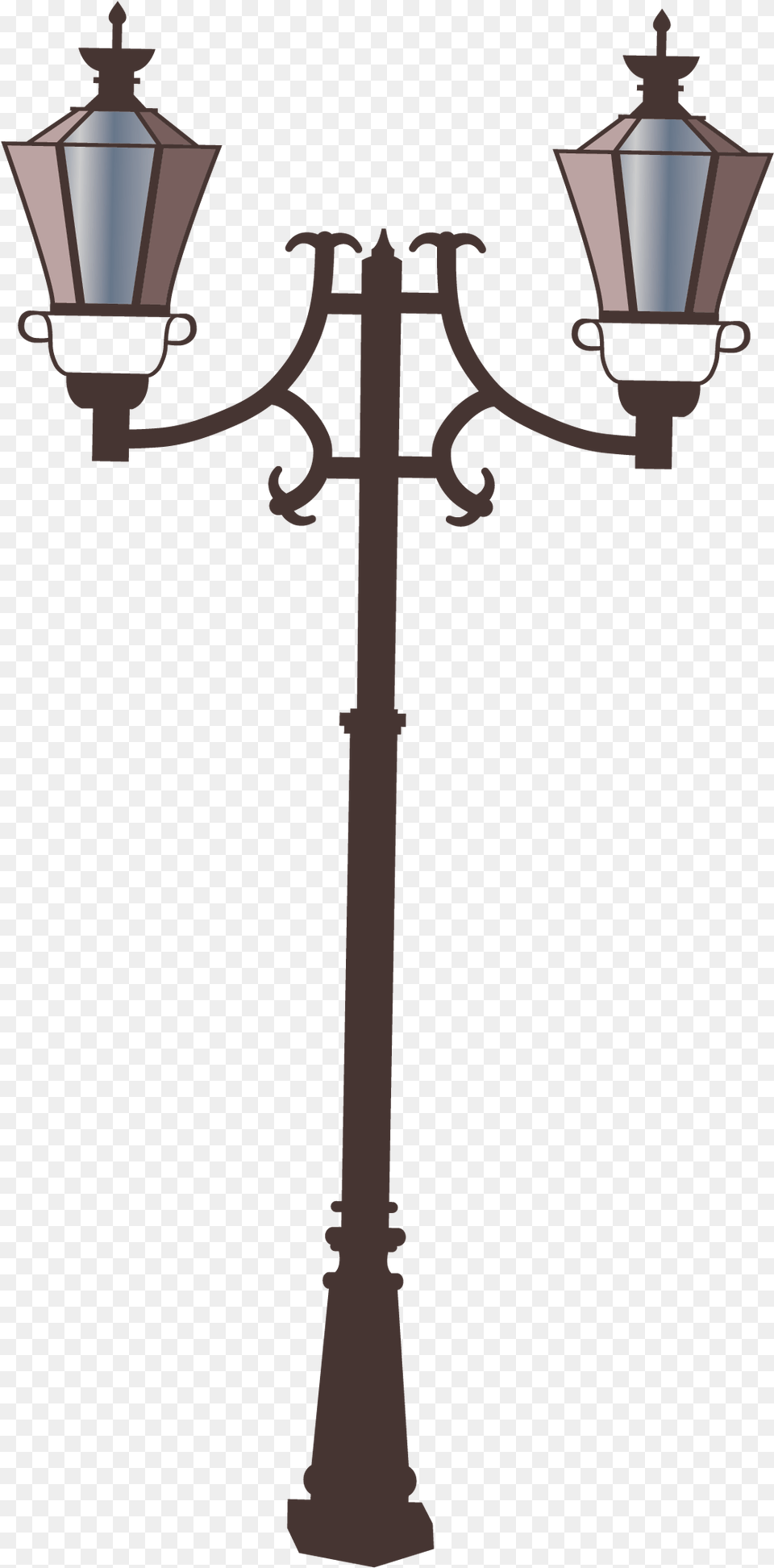 Street Light Lamp Lampu Jalan Vektor, Lamp Post, Cross, Symbol Png Image