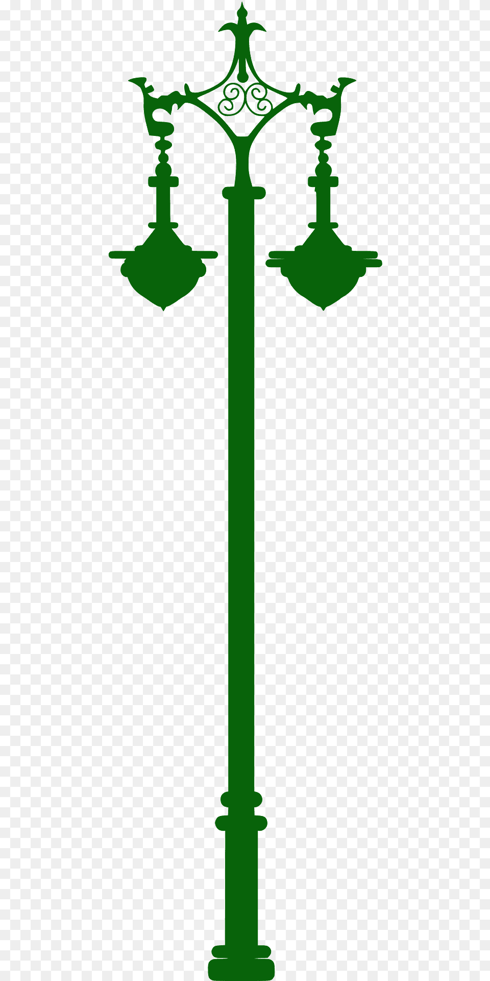 Street Light Silhouette, Lamp Post, Cross, Symbol Free Transparent Png