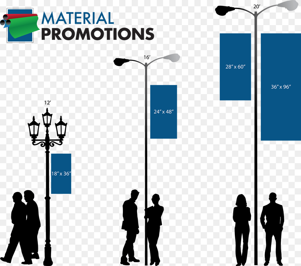 Street Pole Banner Sizes, City Png
