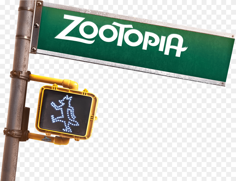Street Sign2 Ost Michael Giacchino Zootopia Cd, Light, Traffic Light, Symbol, Sign Free Png