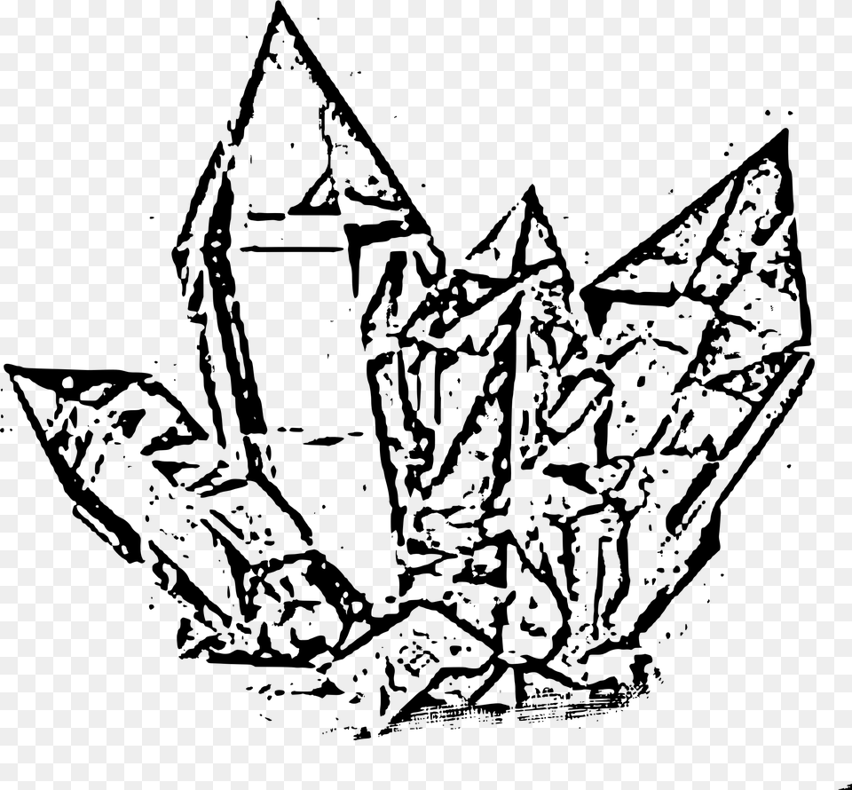 Streetart Crystals For Artists Clip Arts Background Quartz Crystal Clipart, Gray Png