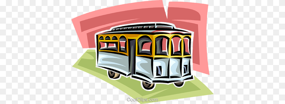 Streetcar Royalty Vector Clip Art Illustration, Cable Car, Transportation, Vehicle, Car Free Png Download