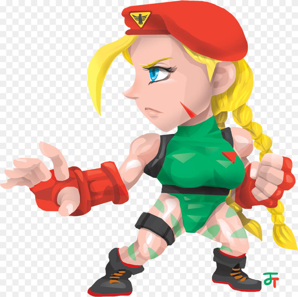 Streetfighter Cammy Chibi Format Cartoon, Baby, Body Part, Hand, Person Png