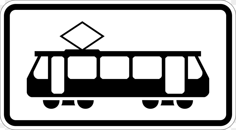 Streetrail Or Trams Clipart, Bus, Transportation, Vehicle, Symbol Free Png Download