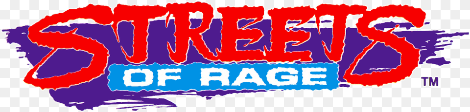 Streets Of Rage Logo, Text, Art Png Image