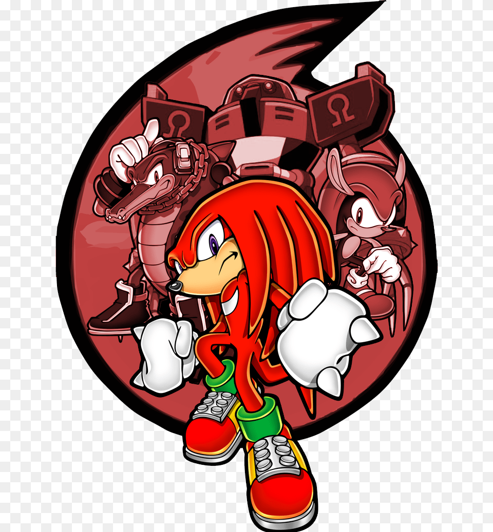 Strength Clipart Knuckles The Echidna, Book, Comics, Publication, Face Png Image