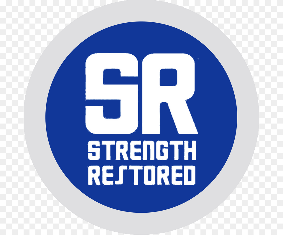 Strength Restored Circle, Logo, Sticker Png