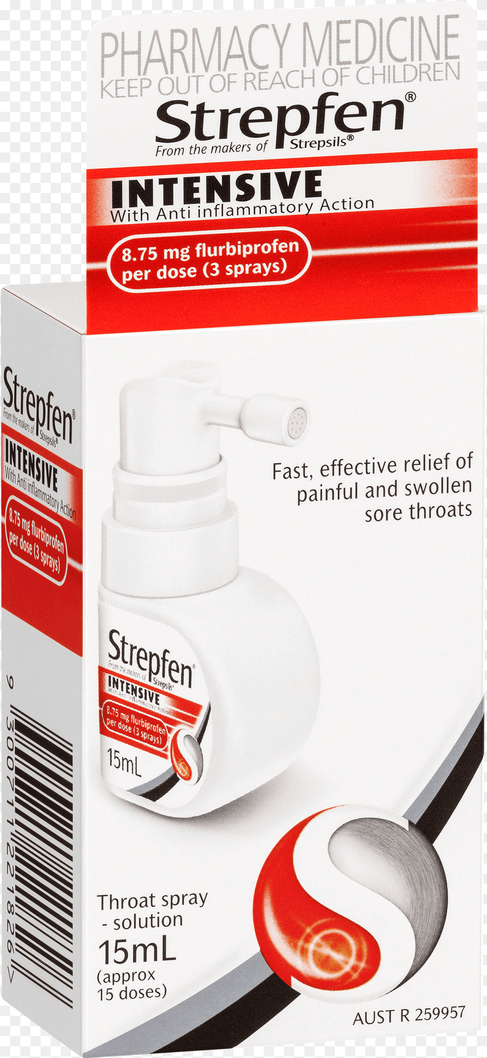 Strepfen Intensive Throat Spray 15ml Width1280ampheight1280 Strepsils, Toothpaste, Bottle, Lotion Png
