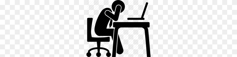 Stress Clipart, Desk, Furniture, Table Free Transparent Png