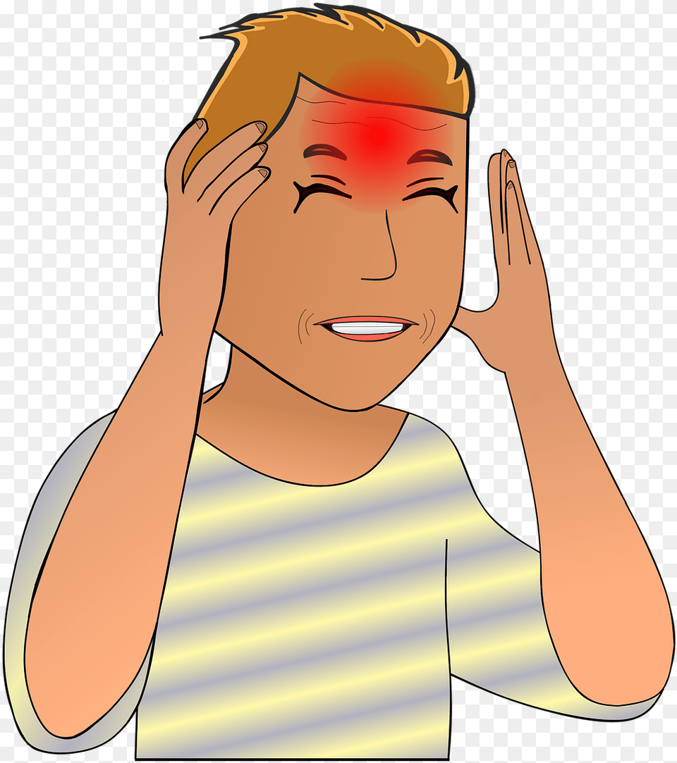 Stress Neuralgia Headache Migraine Psychosomatic Dolor De Cabeza, Adult, Female, Massage, Person Png Image
